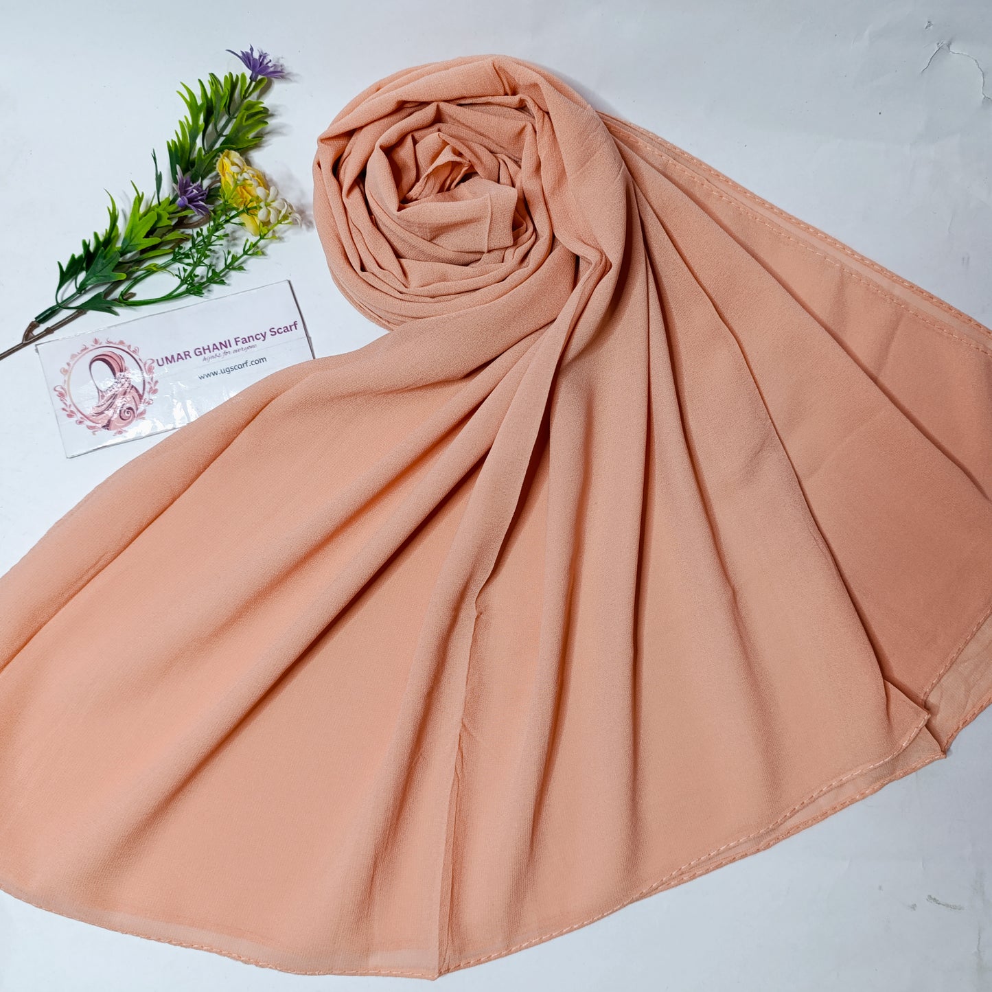 Imported Chiffon Plain Hijab Scarf