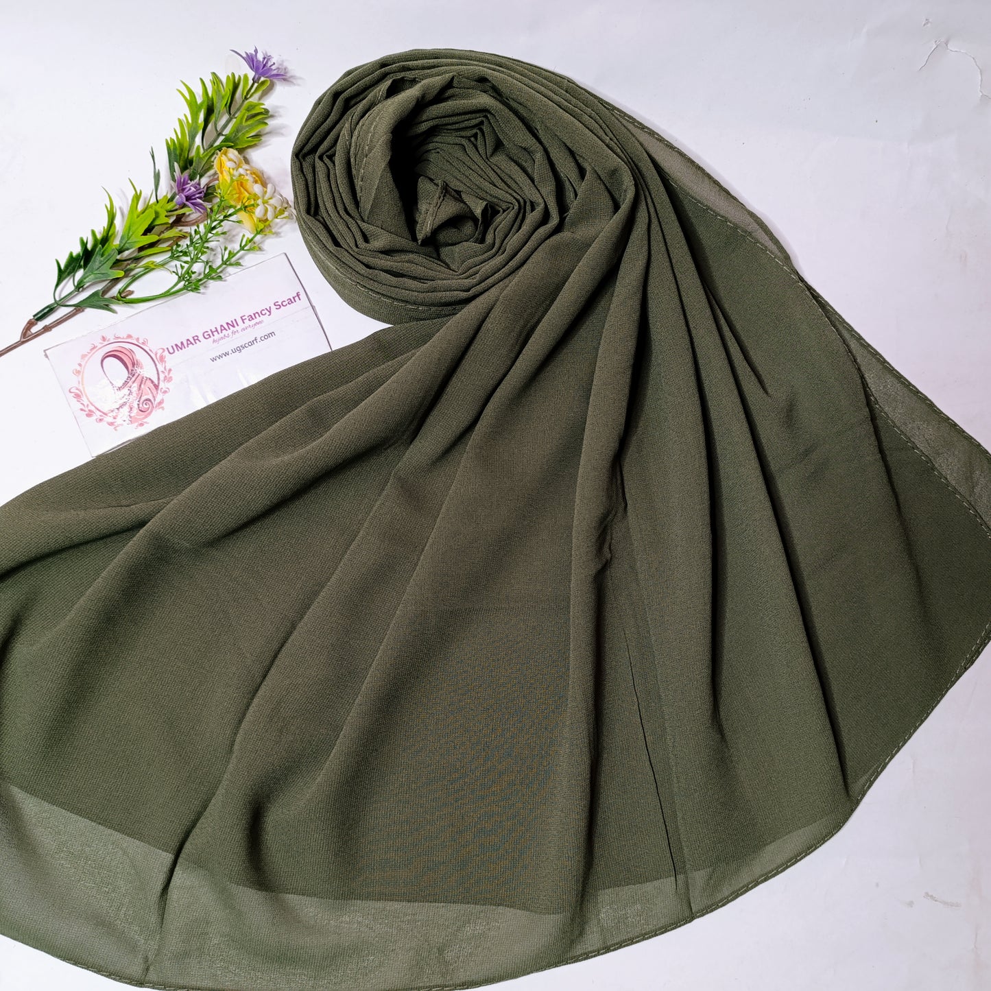 Imported Chiffon Plain Hijab Scarf