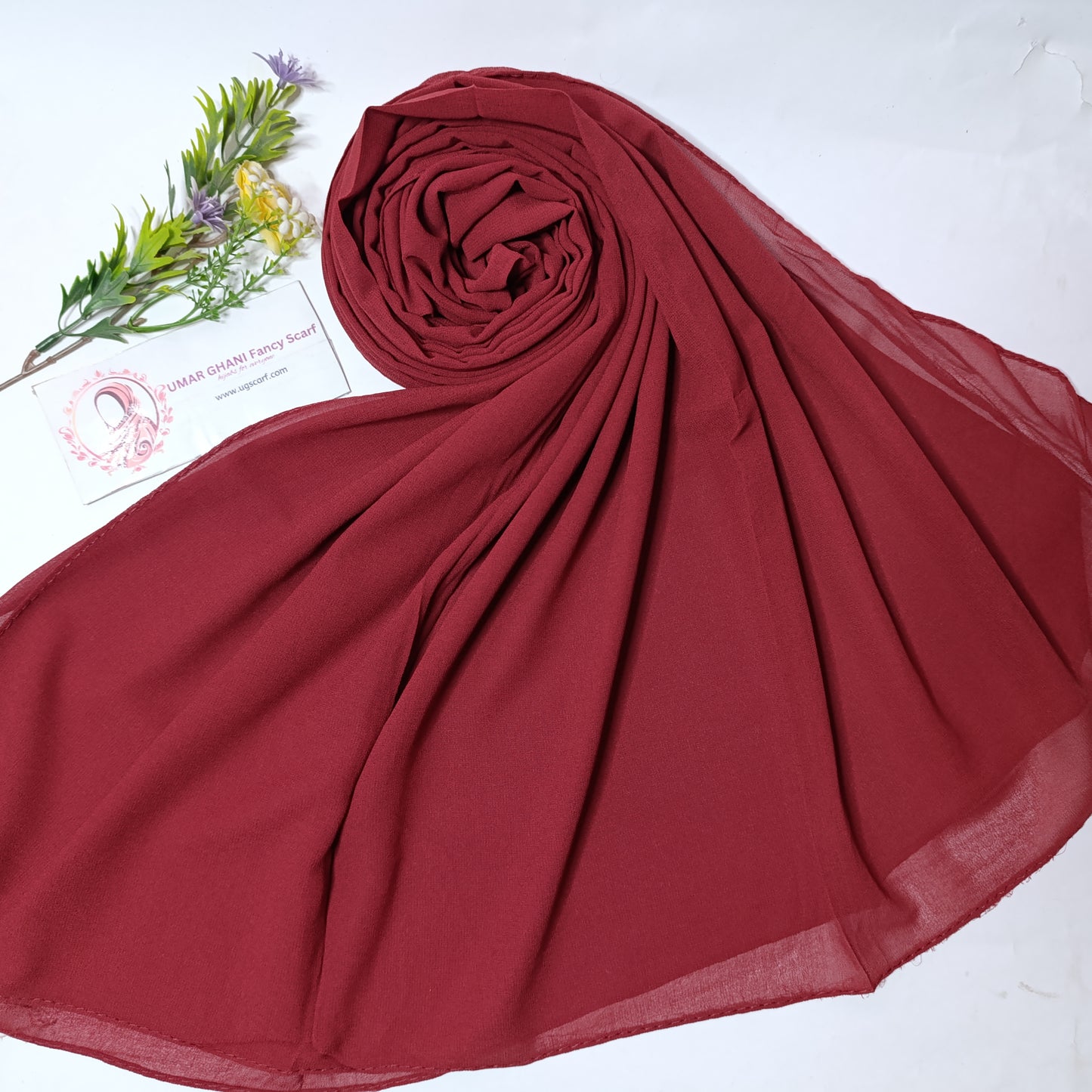 Imported Chiffon Plain Hijab Scarf