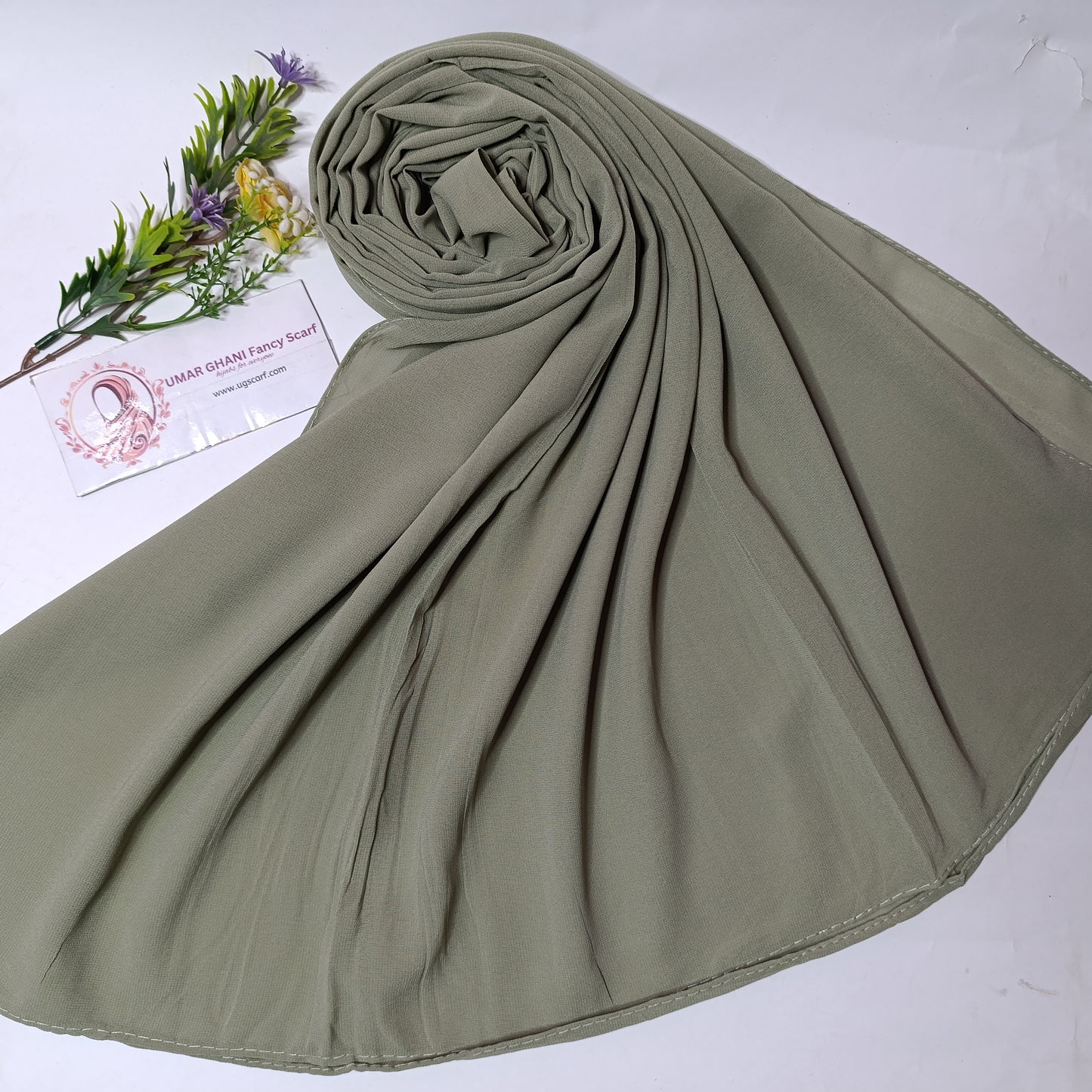 Imported Chiffon Plain Hijab Scarf