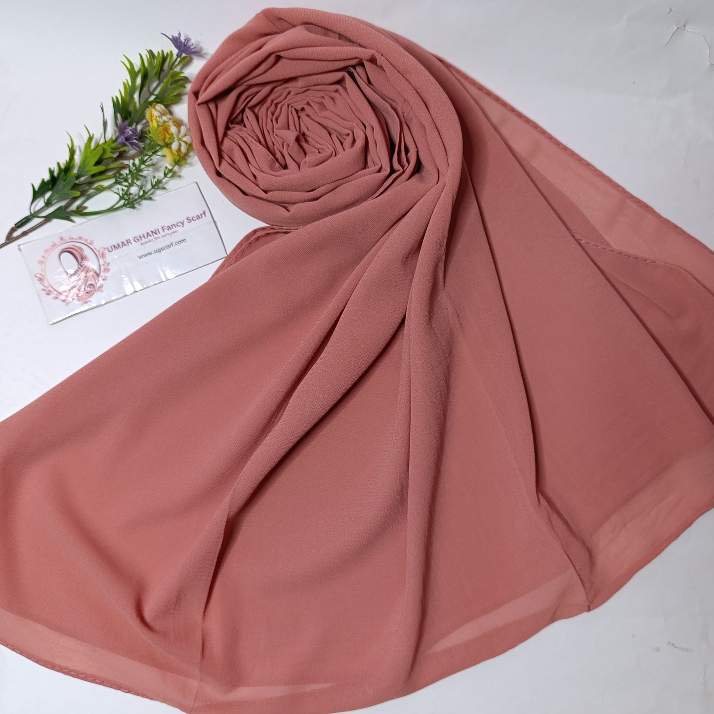 Imported Chiffon Plain Hijab Scarf