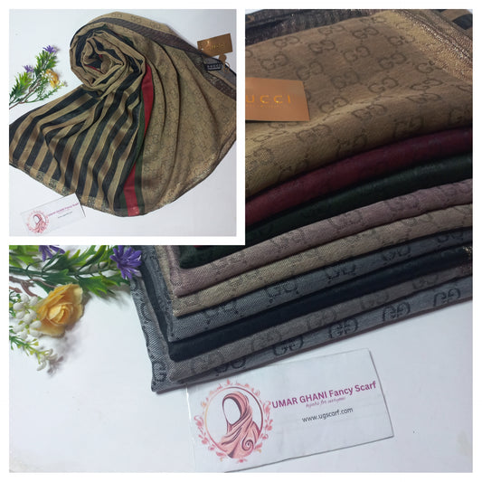 Brand Tissue Silk "Gucci" Hijab Scarf